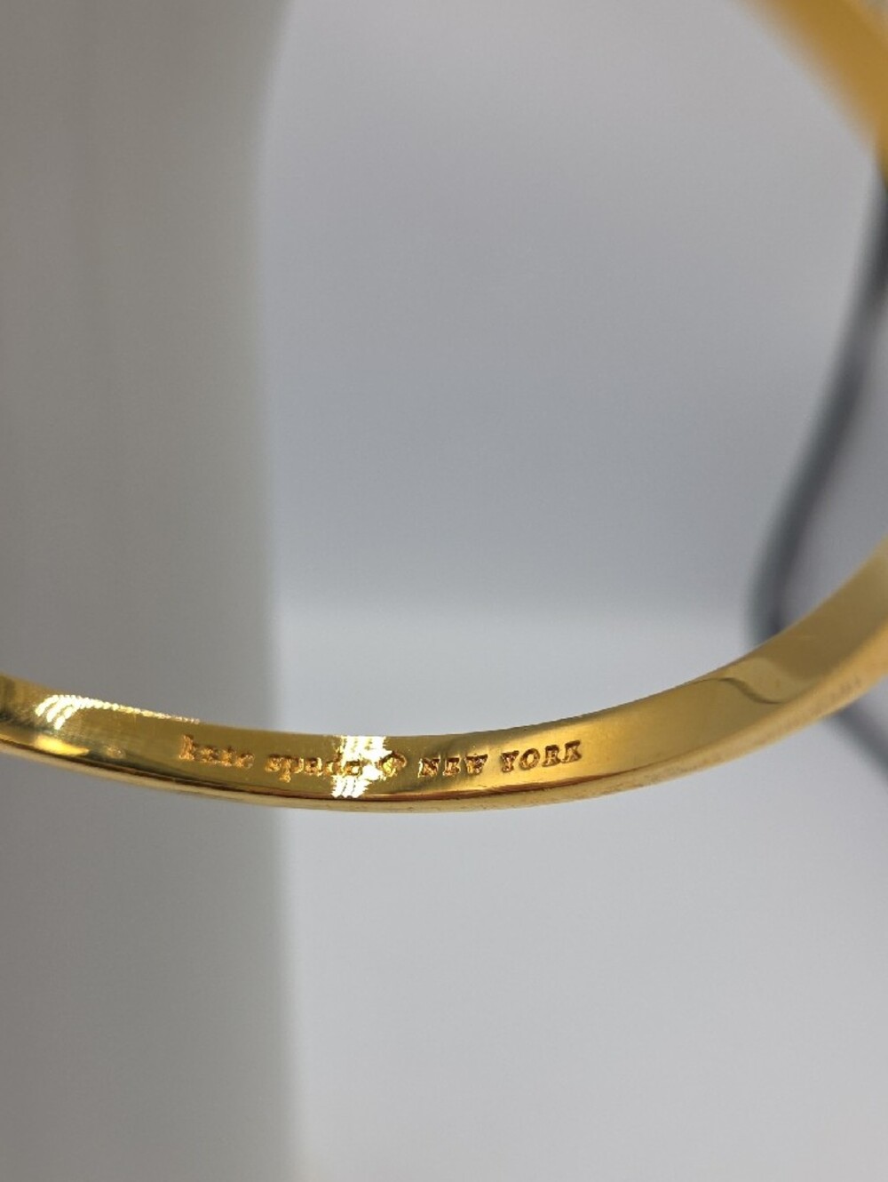 kate spade Hit Your Stride Gold-Tone Multi-Color Enamel Bangle Bracelet - Picture 3 of 6